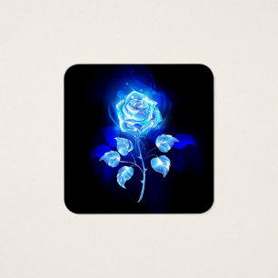 Brennen der blauen Rose
