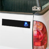 Brennen der blauen Rose Autoaufkleber (Auf Lkw)