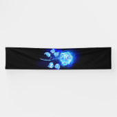 Brennen der blauen Rose Banner (Horizontal)
