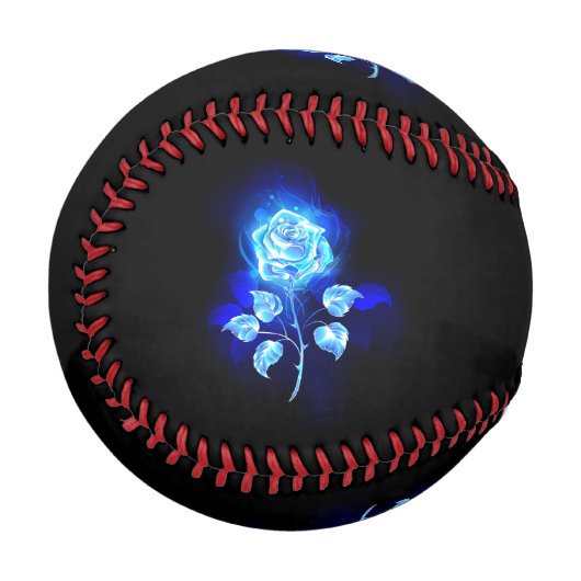 Brennen der blauen Rose Baseball (Vorderseite Links)