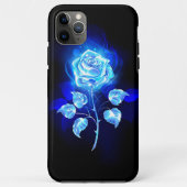 Brennen der blauen Rose Case-Mate iPhone Hülle (Rückseite)