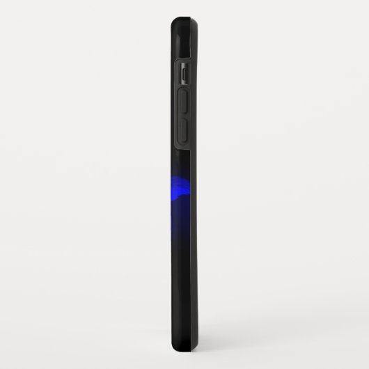 Brennen der blauen Rose Case-Mate iPhone Hülle (Hinten/Links)