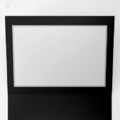 Brennen der blauen Rose Dreifach Gefaltete Einladung (Innen Erste Seite)