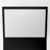 Brennen der blauen Rose Dreifach Gefaltete Karte (Innen Erste Seite)