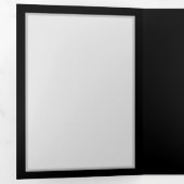 Brennen der blauen Rose Dreifach Gefaltete Karte (Innen Erste Seite)