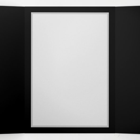 Brennen der blauen Rose Dreifach Gefaltete Urlaubskarte (Innenseite Mitte)