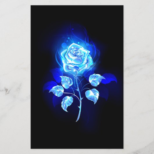 Brennen der blauen Rose Flyer (Vorne)