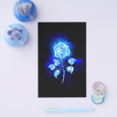 Brennen der blauen Rose Flyer (Einzeln)