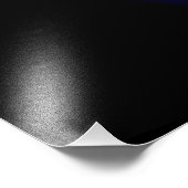 Brennen der blauen Rose Fotodruck (Ecke)