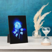 Brennen der blauen Rose Fotoplatte (Seite)