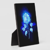 Brennen der blauen Rose Fotoplatte (Seite)