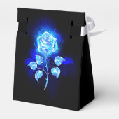 Brennen der blauen Rose Geschenkschachtel (Rückseite)
