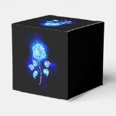 Brennen der blauen Rose Geschenkschachtel (Rückseite)