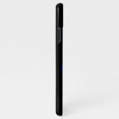 Brennen der blauen Rose iPhone Hülle (Rechte Seite)