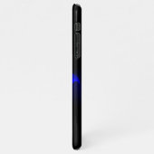 Brennen der blauen Rose iPhone Hülle (Linke Seite)