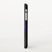 Brennen der blauen Rose iPhone Hülle (Linke Seite)