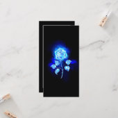 Brennen der blauen Rose Karte (Vorderseite/Rückseite Beispiel)