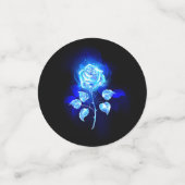 Brennen der blauen Rose Konfetti (Klein Vorderseite)