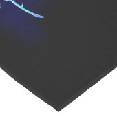 Brennen der blauen Rose Kurzer Tischläufer (Ecke)