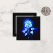 Brennen der blauen Rose Mitteilungskarte (Vorderseite/Rückseite Beispiel)