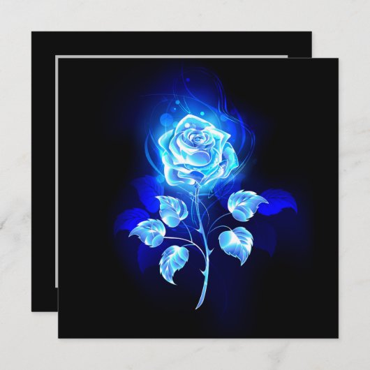 Brennen der blauen Rose Programm (Vorne/Hinten)