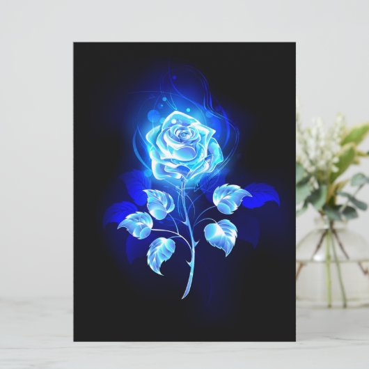 Brennen der blauen Rose Programm (Stehend Vorderseite)