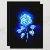 Brennen der blauen Rose Programm (Vorne/Hinten)