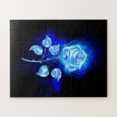 Brennen der blauen Rose Puzzle (Horizontal)