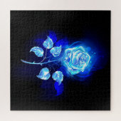 Brennen der blauen Rose Puzzle (Horizontal)