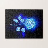 Brennen der blauen Rose Puzzle (Horizontal)