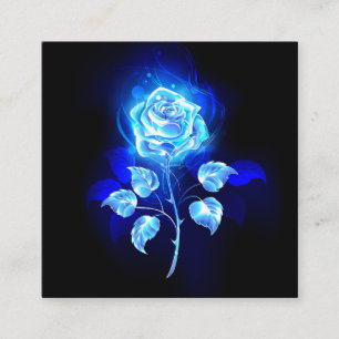 Brennen der blauen Rose Rabattkarte