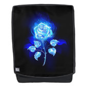Brennen der blauen Rose Rucksack (Vorderseite)