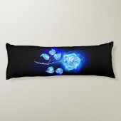 Brennen der blauen Rose Seitenschläferkissen (Rückseite)