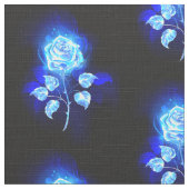 Brennen der blauen Rose Stoff (Nahaufnahme)