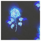 Brennen der blauen Rose Stoff (Nahaufnahme)