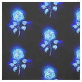 Brennen der blauen Rose Stoff (Muster)