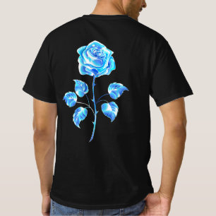 Brennen der blauen Rose T-Shirt