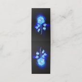 Brennen der blauen Rose Terminkarte (Außenseite Aufgefaltet)