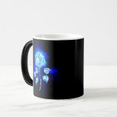 Brennen der blauen Rose Verwandlungstasse (Vorderseite Links)