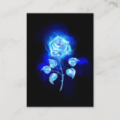 Brennen der blauen Rose Visitenkarte (Vorderseite)