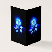 Brennen der blauen Rose Visitenkarten (Vorderseite)