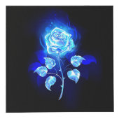 Brennen der blauen Rose Würfel (Vorderseite)