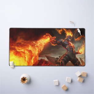 Brennen der Gaming-Desk-Mat   Flammenmousepad Schreibtischunterlage