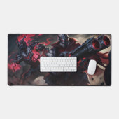 Brennen der Gaming-Desk-Mat | Flammenmousepad Schreibtischunterlage (Tastatur & Maus)