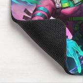 Brennen der Gaming-Mousepad | Flammengedämpft Mousepad (Ecke)