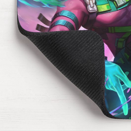 Brennen der Gaming-Mousepad | Flammengedämpft Mousepad (Ecke)