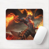 Brennen der Gaming-Mousepad | Flammengedämpft Mousepad (Mit Mouse)