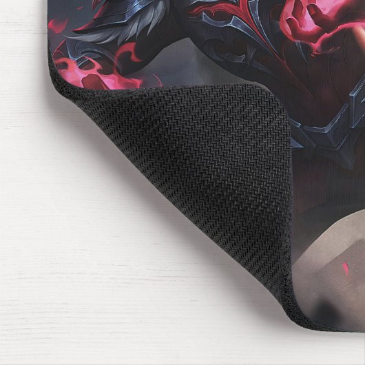 Brennen der Gaming-Mousepad | Flammengedämpft Mousepad (Ecke)