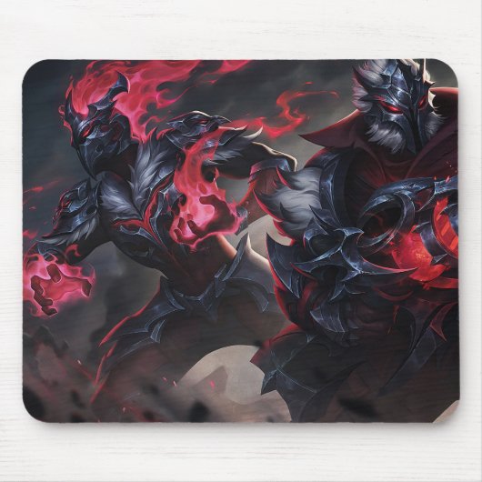 Brennen der Gaming-Mousepad | Flammengedämpft Mousepad (Vorne)