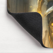 Brennen der Gaming-Mousepad | Flammengedämpft Mousepad (Ecke)